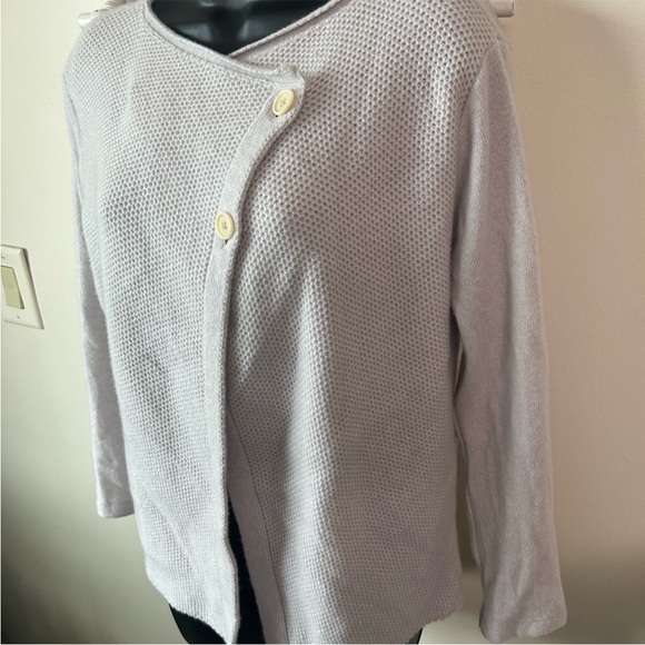 Whyci Milano Womens Gray Cardigan Sweater Size 40 - Picture 2 of 9